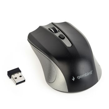 Gembird Wireless optical mouse, spacegrey/black, PN:MUSW-4B-04-GB