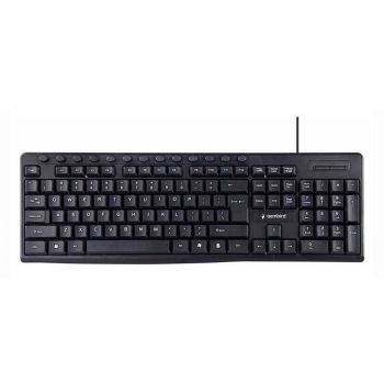 Gembird Multimedia keyboard, black, US-layout, PN:KB-UM-107