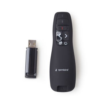 Gembird Wireless presenter with laser pointer, PN:WP-L-02