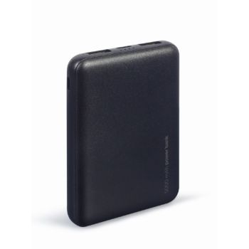 Gembird 5000 mAh power bank, black, PN:PB05-02