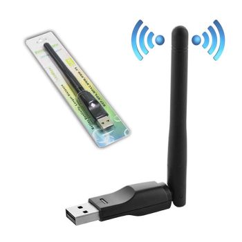 Power Box USB2.0 Wifi Adapter, Speed: 150mbps, with Antena, Black