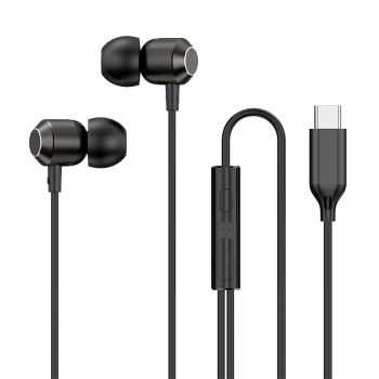 Power Box Iphone 15 Digital USB Cable Type C Earphones, Micphone, Volume control, Receive call/hang up, pause/play, next song, etc, Bla