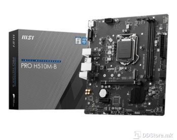 MB 1200 H510M-B MSI (10th Gen), 2xDDR4 2933MHz, VGA,HDMI