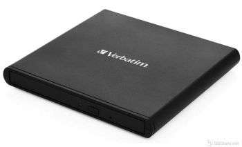 [C] Verbatim CD/DVD External USB Slimline Writer