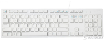 KEYBOARD DELL KB216 USB Multimedia Keyboard - White