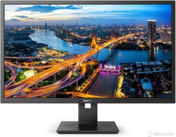 MONITOR PHILIPS LED 32"' 325B1L, IPS QHD 2560 x 1440 @ 75 Hz, 3-sided frameless Design, 4ms, 1200:1, HDMI, DP, USB Hub, Speakers 2x3W, Height adjustment, Pivot, Swivel, Black