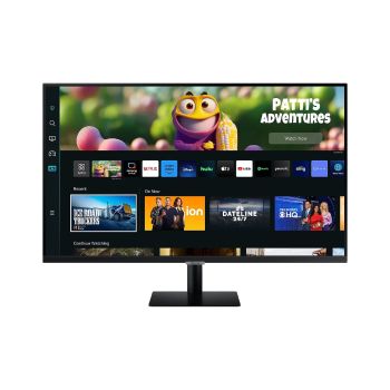 SAMSUNG S27DM500EU 27" FHD Smart Monitor M5 M50D, Black, Осветлување (типично): 250 cd/m2, Статичен сооднос на контраст: 3,000:1(Typ.),