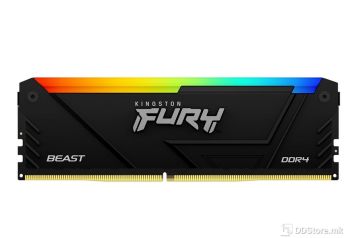 DIMM DDR4 8GB 3200MT/s KF432C16BB2A/8 Fury Beast RGB Black