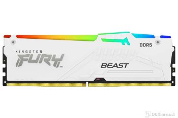 DIMM DDR5 32GB (2x16GB kit) 6800MT/s KF568C34BWAK2-32 FURY Beast White RGB XMP