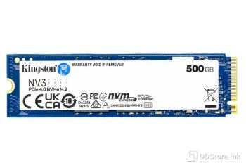 SSD M.2 Kingston NV3 NVMe 500GB PCIe 4.0 x4 5000/3000 MB/s