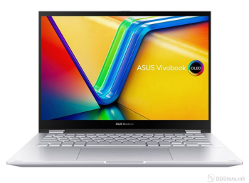 ASUS Vivobook S Flip OLED TN3402YA-LZ392/TouchScreen (Cool Silver), 14" 90Hz, Ryzen™ 5 7430U, 16GB, 512GB SSD, AMD Radeon