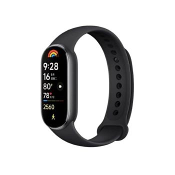 Xiaomi Smart Band 9 Midnight Black, Display: 1.62 inch AMOLED Touch Display, Resolution: 192 x 490 pixels, Up to 1200 nits 60Hz, 5ATM w