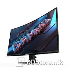 GigaByte Monitor Gaming GS27FC 27" VA 1500R FHD, Curved, FHD (1920x1080) at 180Hz, 16:9 Edge-type, Non-Glare, 3000:1, 1ms, 16.7M, 250 cd/m2, 108% sRGB, 178°(H)/178°(V), 2 x HDMI 2.0, 1 x Displayport 1.4, 1 x Earphone Jack, USB 3.0x2, 3Y