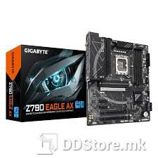 GigaByte MB Z790, LGA1700, 13th and 12th Gen i9/i7/i5/i3/Pen/Cele, 4 x DDR5, 6 x USB 3.2, 1xHDMI, DisplayPort, 1xRJ-45 port, Intel® Wi-Fi 6E AX21, BLUETOOTH 5.3, 2xPCI Express x16, 2xPCI Express x1, 3 x M.2, 4 x SATA 6Gb/s,2xThunderbolt,1xUSB Type-C