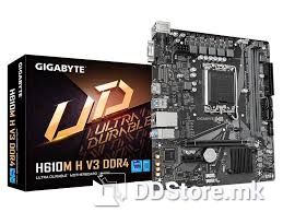 GigaByte MB H610, LGA1700, 13th and 12th Gen i9/i7/i5/i3/Pen/Cele, 2 x DDR4, 1 x PCI Express x16, 1 x PCI Express x1, 1 x M.2, 4 x SATA 6Gb/s,2 x USB 3.2, 4 x USB 2.0, 1 x serial port, 1 x D-Sub, 1 x RJ-45,