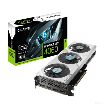 GigaByte GRAPHIC CARD PCI-E 4.0 GeForce RTX 4060 EAGLE OC 8GB, GDDR6