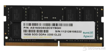 SODIMM DDR4 16GB 3200MHz ES.16G21.GSH Apacer