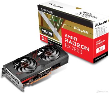 SAPPHIRE AMD Radeon RX 7600 8GB 128bit PULSE RX 7600 GAMING OC 8GB (11324-01-20G)