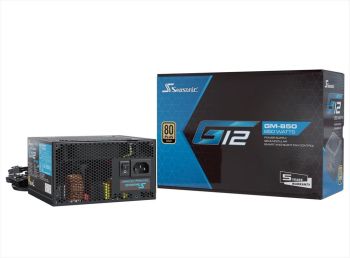 PSU 850W SEASONIC G12 GM-850 80+ GOLD , Semi-Modular, Black