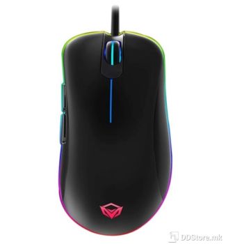 Meetion GM19 GAMING Mouse Black, RGB Backlight