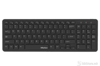 Meetion WK410 Black Chocolate Keyboard Wireless, 2.4G Wireless Working distance 10m