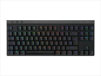 KEYBOARD MECHANICAL LOGITECH G515 TKL LIGHTSPEED WIRELESS RGB GL TACTILE Black w/bluetooth US layout 920-012538