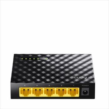 NET Switch CUDY 5-port Gigabit GS105D, plastic