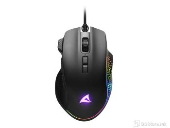 Mouse Sharkoon SHARK Force 3 Gaming 12800 DPI USB RGB Black