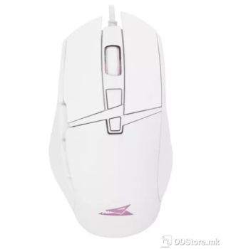 Mouse Barracuda Gaming Raptor 6400DPI White