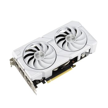 ASUS DUAL-RTX4060-O8G-EVO-White, NVIDIA GeForce RTX 4060, PCI Express 4.0, OpenGL 4.6, Video Memory: 8GB GDDR6, Engine Clock: OC mode: