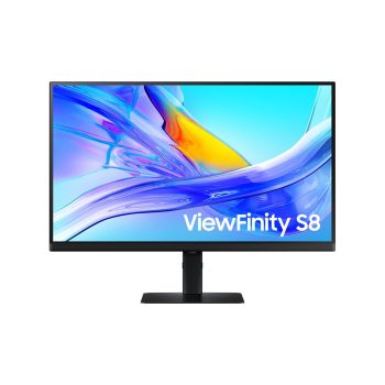 SAMSUNG S27D800UAU 27-Inch ViewFinity S8 (S80UD) 4K UHD High Resolution Monitor with HDR10, USB-C, Height Adjustable Ergonomic Stand, B