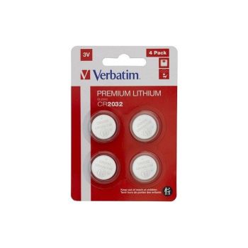 VERBATIM CR2450 BATTERY LITHIUM 3V 4 PACK