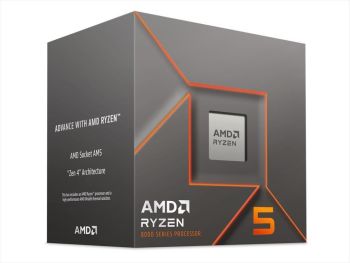 CPU AMD RYZEN 5 8400F, Six Core, 4,7GHz 22MB s.AM5 BOX w/Wraith Stealth cooler, 100-100001591BOX