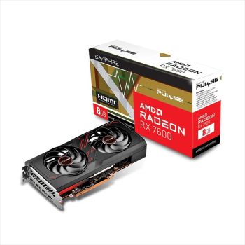 VGA SAPPHIRE RX7600 GAMING OC 8GB GDDR6, HDMI, 3xDP, 11324-01-20G