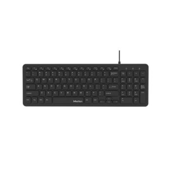 Meetion K410 Silent keyboard  US, Membrane-type, USB cable 1.80m