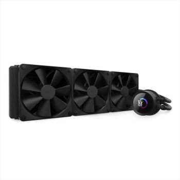 COOLERS CPU AIO NZXT Kraken 360, 3x120mm F120P fans, w/1.54" LCD display, RL-KN360-B1, matte black