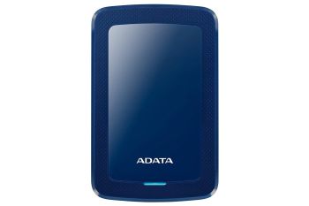 ADATA 1TB HV300 2.5” External Hard Drive, Blue, USB 3.2 Gen 1, backward compatible with USB 2.0, Slim Design (10.3mm thick), AHV300-1TU