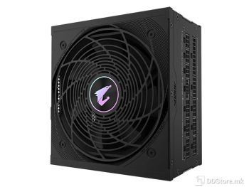 PSU 850W Gigabyte AORUS ELITE 850PM 80+ PLATINUM, Modular, PCIe Gen 5.0 Ready 12VHPWR Black