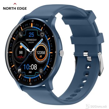 North Edge Healthcare Watch NL02C Pro Blue with Blood Pressure, Heart Rate, Sleep Monitor