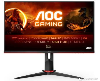 AOC 27" 155hz QHD VA Q27G2U/BK WLED Gaming Monitor