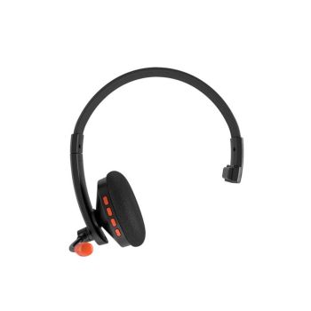 Meetion BTH002 Bluetooth Call Center  Headset Black,Volume control on Headset., TYPE-C port for charging, Speaker Unit:φ50/ 32Ω±15%/ 11