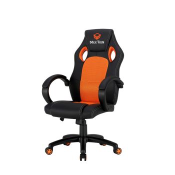 Meetion CHR05 GAMING chair Black&RED, Leather