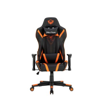 Meetion CHR15 GAMING chair Black&Orange, Leather