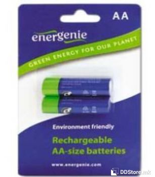 Batteries 2600mAH Rech. NI-MH AA 2 pack EnerGenie