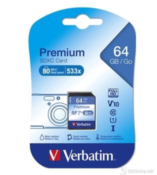 Verbatim Secure Digital 64GB SDXC eXtended capacity Ultra High Speed I Class10