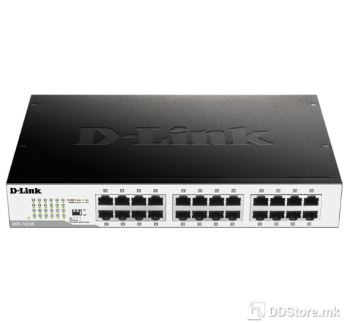 D-Link 24‑Port Gigabit Unmanaged Desktop Switch DGS‑1024D