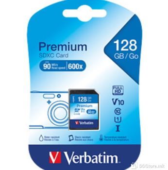 Verbatim Secure Digital 128GB SDXC eXtended capacity Ultra High Speed I Class10