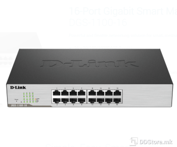 D-Link 16-Port Gigabit Smart Managed Switch DGS-1100-16