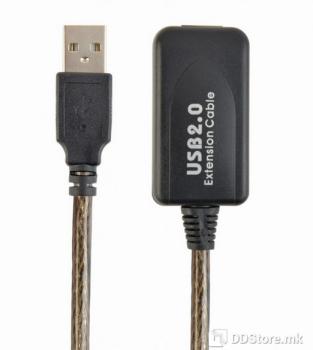 Gembird Cable USB Active Extension 5m Black