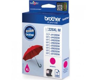 Brother Cartridge LC225XLM Magenta (up to 1200pgs), for DCP-J4120DW/MFCJ-4420DW/MFCJ-4620DW, MFCJ-5320DW/MFCJ-5620DW/MFCJ-5720DW